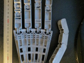 anthromod mk2 finger section robotics advertisement advertising android asshat bait switch choad hand indiegogo robot shapeways 3d print model - Mito3D