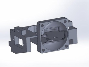 makerfarm magma hotend fan duct auto-bed leveling servo mount leds 3d printing 3d print model - Mito3D
