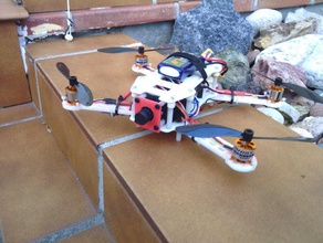 mini fpv quadcopter rc i veicoli drone fpv250 3d print model - Mito3D
