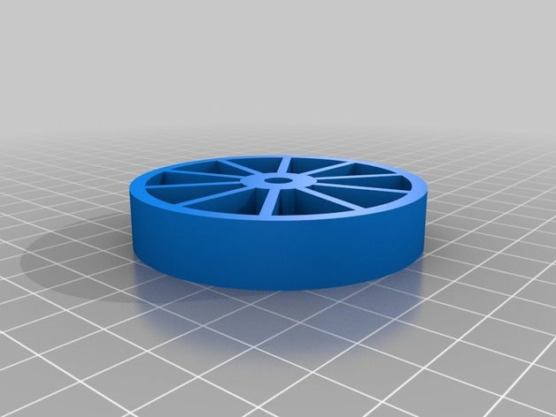 my customized spoked wheel too vehicles 3D print model - Mito3D