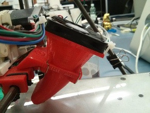 fan adaptador de 4 cm 6 3d la impresora partes 3d print model - Mito3D