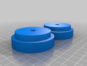 51 mm od 8 id printrbot filamento de soporte bobina 3d la impresora accesorios personalizado simple carrete titular 3d print model - Mito3D