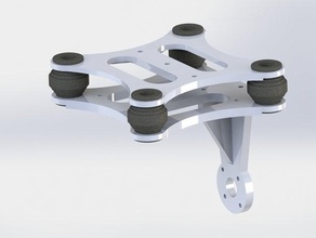 soporte cardán rc vehículos drone gopro 3d print model - Mito3D