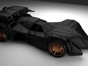 batmobile armée blindée des véhicules batman 3d print model - Mito3D