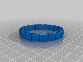 fablab vda pulsera las pulseras personalizado 3d print model - Mito3D