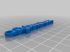1 cyberchuck Anahtarlık versiyonu organizasyon özelleştirilmiş 3d print model - Mito3D