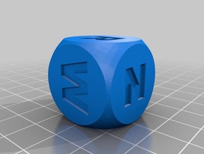 casuale die-rezione dadi 3d print model - Mito3D