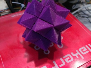12 pezzo di stella puzzle 3d print model - Mito3D