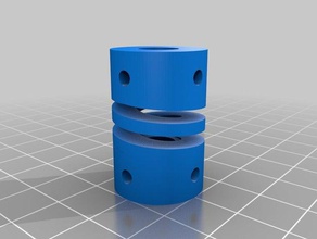 my customized flexible helical coupling diy 3d print model - Mito3D