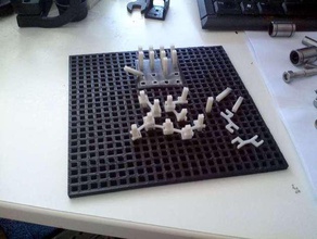 two-player strategy board game games 2 player twixt 3d print model - Mito3D
