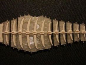 yakalar modelleri akılda kalıcı chang-rae lee dalgıç balık kılçığı fishy kemik kanca onsuchafullsea 3d print model - Mito3D