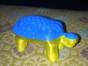 tartaruga esculturas 123d 3dwalker dos desenhos animados criatura 3d print model - Mito3D