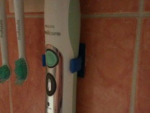 duvara monte philips soniecare'i diş fırçası banyo 3d print model - Mito3D