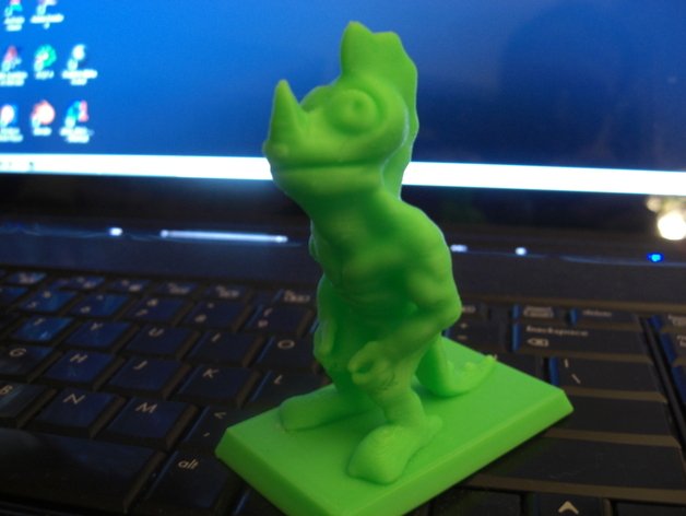dino dude creatures dinosaur fantasy toy 3D print model - Mito3D