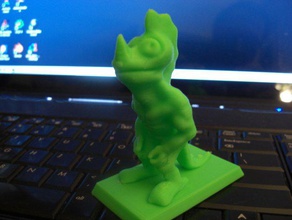 dino dude creatures dinosaur fantasy toy 3d print model - Mito3D