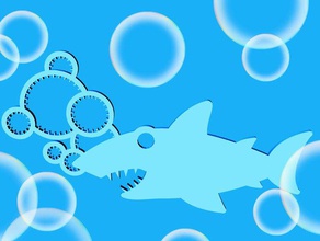 shark bubble wand animals bubbles fish kids onsuchafullsea toy 3d print model - Mito3D
