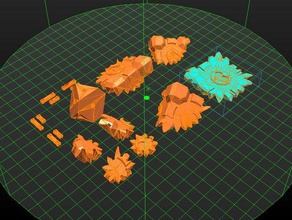 half sized screwless companion cube gears mechanical toys 3d print model - Mito3D