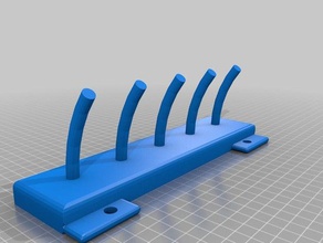 wall hooks organization hanger mount multi-purpose universal 3d print model - Mito3D