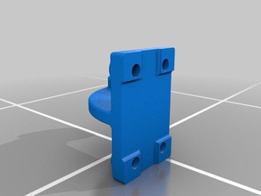 vertical bushing mount parts flange 3d print model - Mito3D