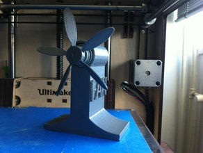 cool air fan electronics 3d blades prop ultimaker ventilator 3d print model - Mito3D