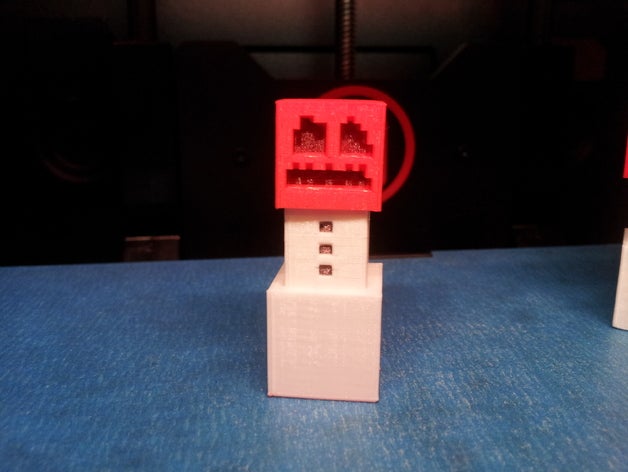 mostly armless minecraft snow golem creatures 3D print model - Mito3D