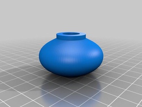 lathe vase 8 other 3d print model - Mito3D
