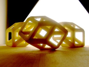 tesseract de matemáticas art supportless malla alambre 3d print model - Mito3D