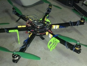 Herr lander hexacopter Landegestell rc Fahrzeuge Charakter Drohne person uav 3d print model - Mito3D