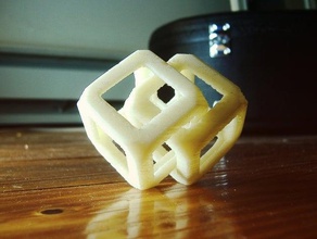 inseparable cubes sculptures 3d 3d print model - Mito3D