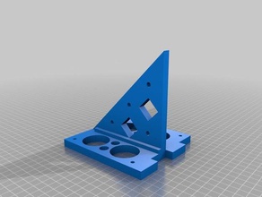 90-degree vesa bracket 2-part replacement parts 3d print model - Mito3D