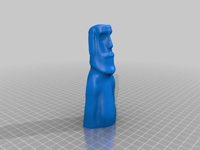 statue moai sculptures l'île de pâques 3d print model - Mito3D