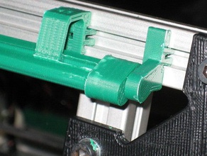 endcaps wire guides led light bars 3d printer parts ao-100 ao-101 ao-10x lights lulzbot mendelmax taz 3d print model - Mito3D