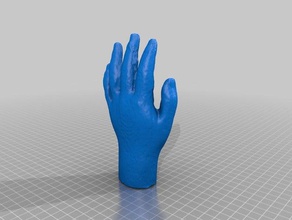 my scan 12 scans replicas 3d hand makerbotdigitizer 3d print model - Mito3D