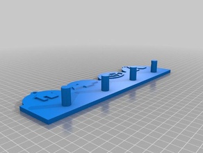 porta chaves - Organisation angepasst 3d print model - Mito3D