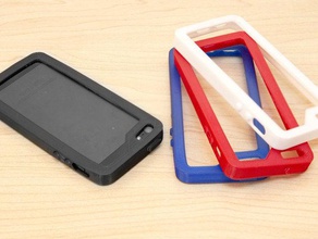 iphone 55s flex pára-choques móveis caso flexível ninjaflex de borracha tpe 3d print model - Mito3D