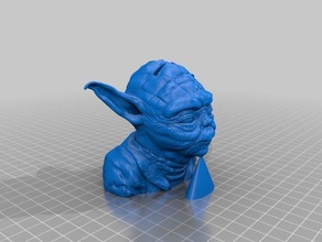 cofre yoda piggy bank - Spielzeug Spiel Zubehör 3d print model - Mito3D