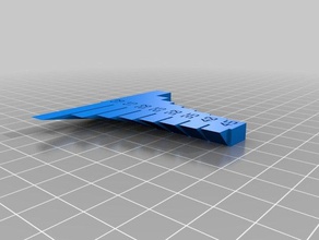 meine angepasste überhang-test drucken 3d tests 3d print model - Mito3D