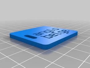 anglo organização personalizado 3d print model - Mito3D
