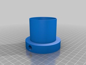 my customized resizable loose filament spool hub 3d printer accessories 3d print model - Mito3D