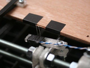 one-penny blanken Draht Ende stoppen - Elektronik Endabschalter mendel prusa reprap 3d print model - Mito3D