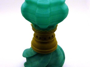 victorian hurricane lamp other ornament 3d print model - Mito3D