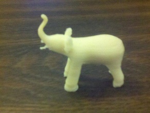 elefante estatueta animais 3d o blender figurine modelo ornamento escultura brinquedo 3d print model - Mito3D
