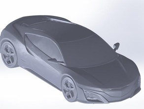 honda nsx concept car veicoli 3d print model - Mito3D