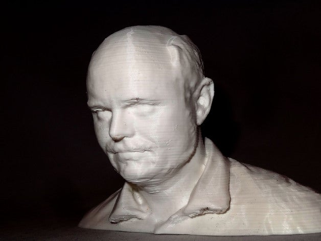 bueste nischelwitzer von corps sculptures 3D print model - Mito3D