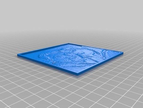square 15 2d art customized 3d print model - Mito3D