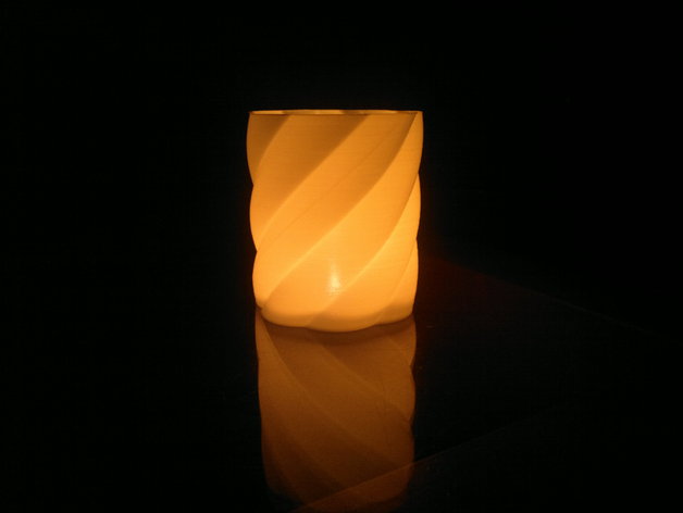 tealight holder decor customized 3D print model - Mito3D