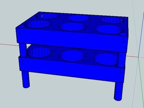 riutilizzabili cartone di uova arredamento 3d print model - Mito3D