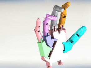 inmoov main droite modèle solidworks d'autres prothèse 3d print model - Mito3D