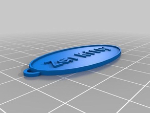 zen tag keychains customized 3d print model - Mito3D