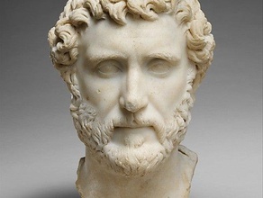 marble portrait emperor antoninus pius scans replicas 3d print model - Mito3D